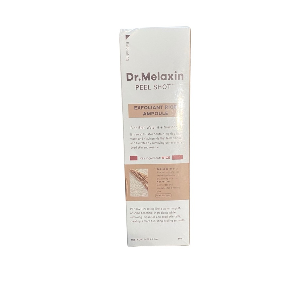New in Box Sealed Dr. Melaxin Peel Shot White Rice Skincare